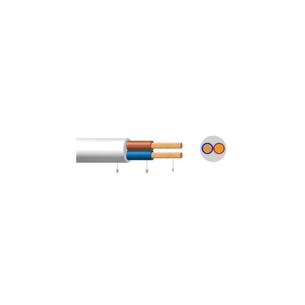 Provodnik PP/L H03VV-F 2×0.75mm² - Elektro Vrbnik